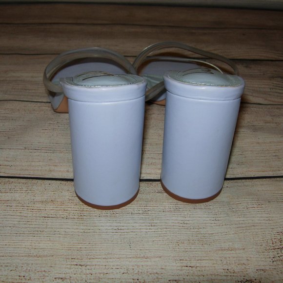 Lulus Lilac Transparent Straps Heel Sandals 11 - Picture 4 of 12